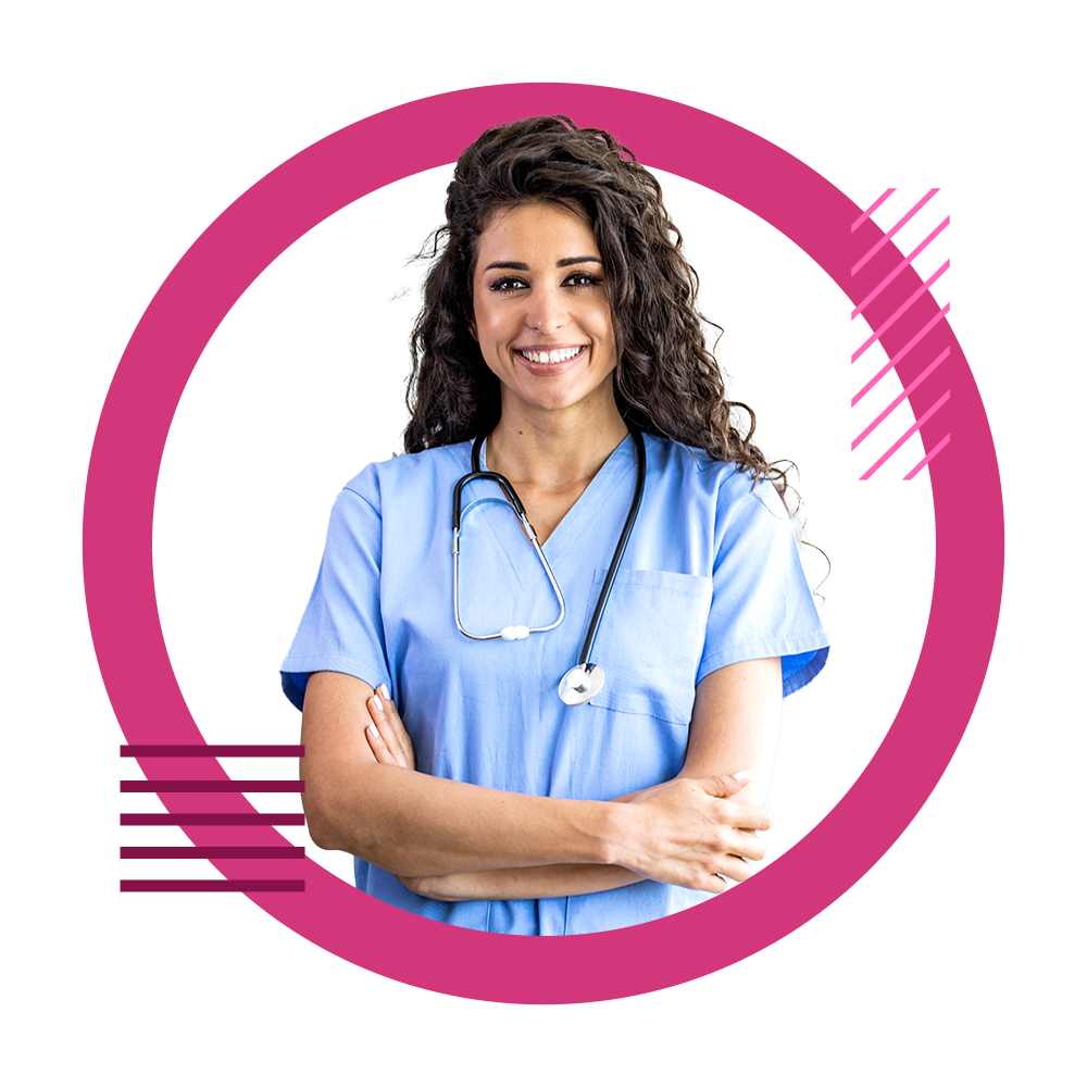 Nurse uniform for Experlogix Digital Commerce Uniform Management product.