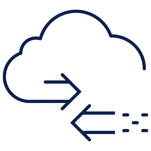 Cloud integration icon